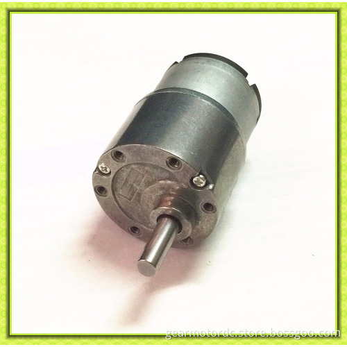 Metal gearbox 37mm diameter small geared motor dc 24v for Automatic paper dispenser